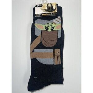 Stars Wars The Mandalorian 2 Pack Socks Shoe Size 6-12 New